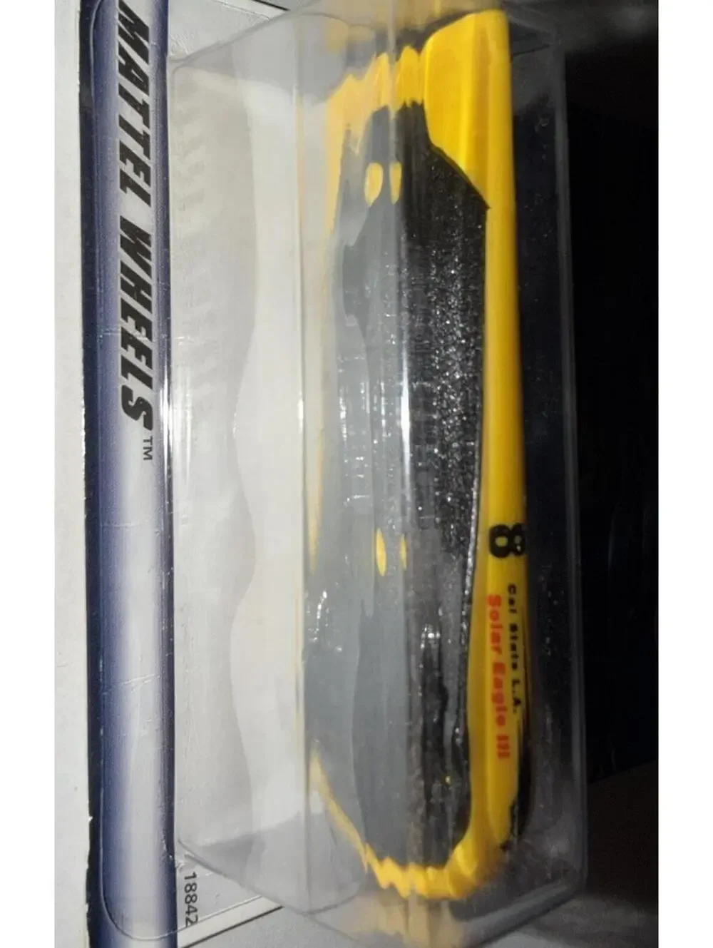 Hot Wheels Error 1998 First Editions Solar Eagle III #23 on '63 T-Bird Card 1:64